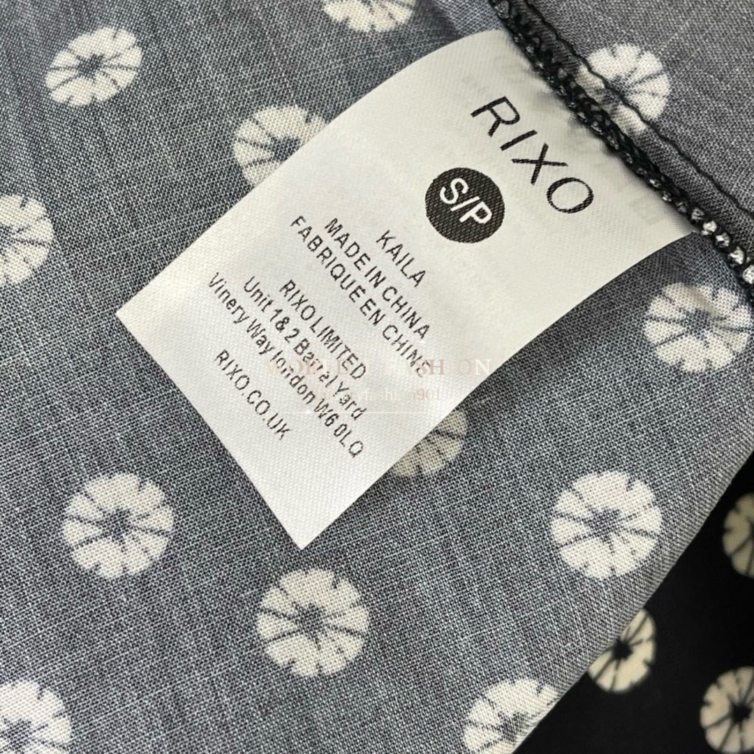 RX: Rixo Kaila Dress (Shibori Black)