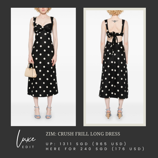 ZM: Crush Frill Long dress