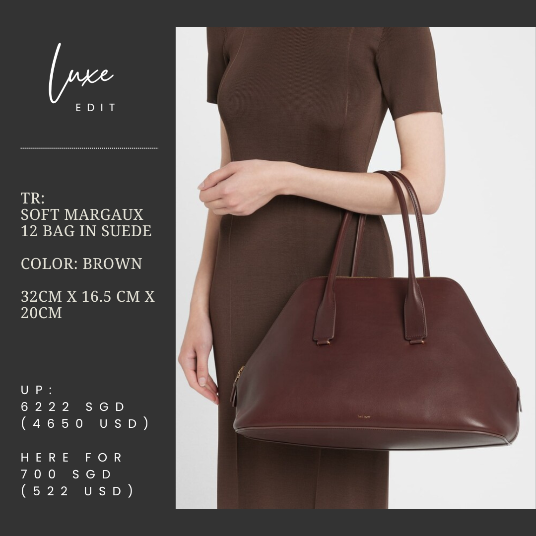 TR: Devon Medium Leather Tote bag Brown in Smooth Leather