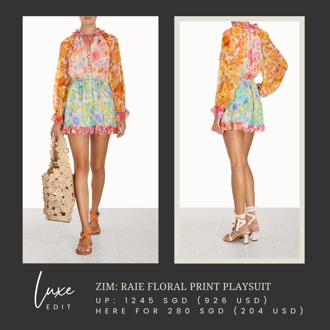 ZM: Raie floral print playsuit