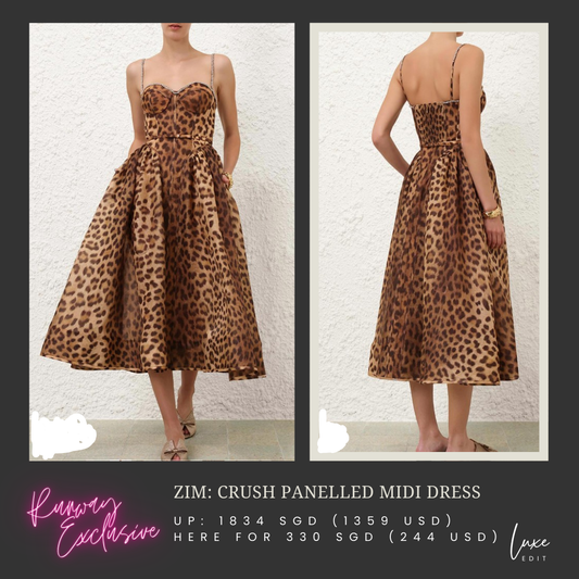 ZM: Crush Panelled Midi dress