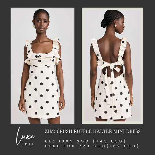 ZM: Crush Frill Mini Dress