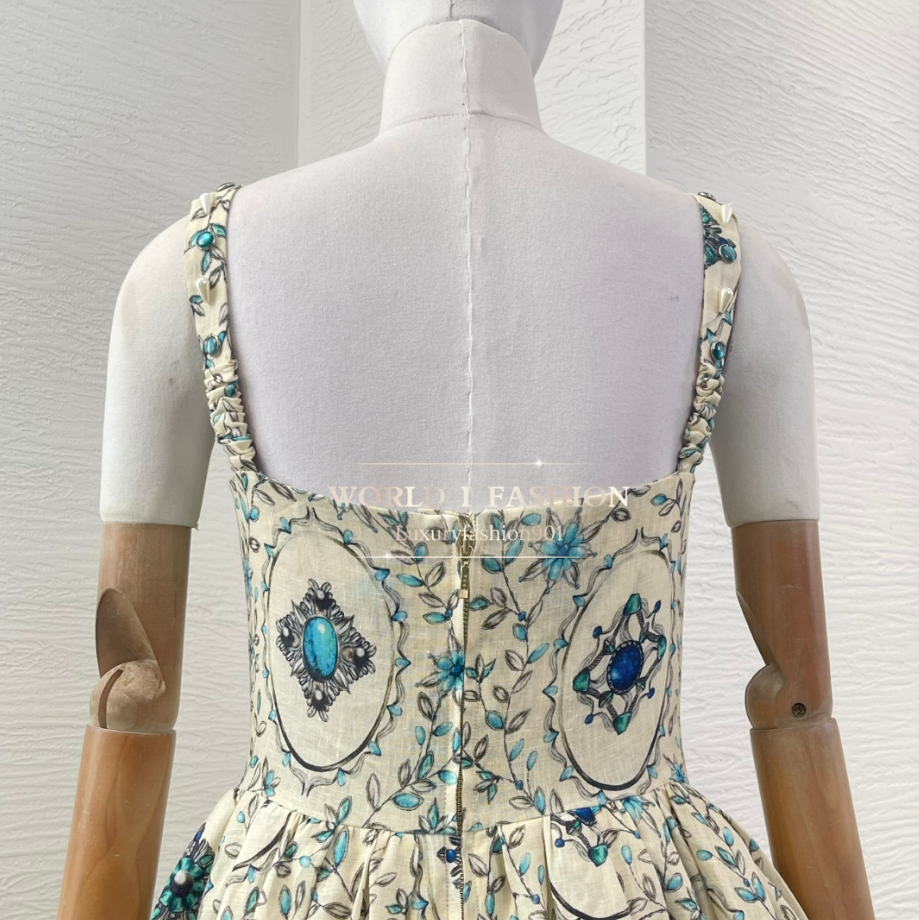 AGUA: Sapucai Platero Mini Dress