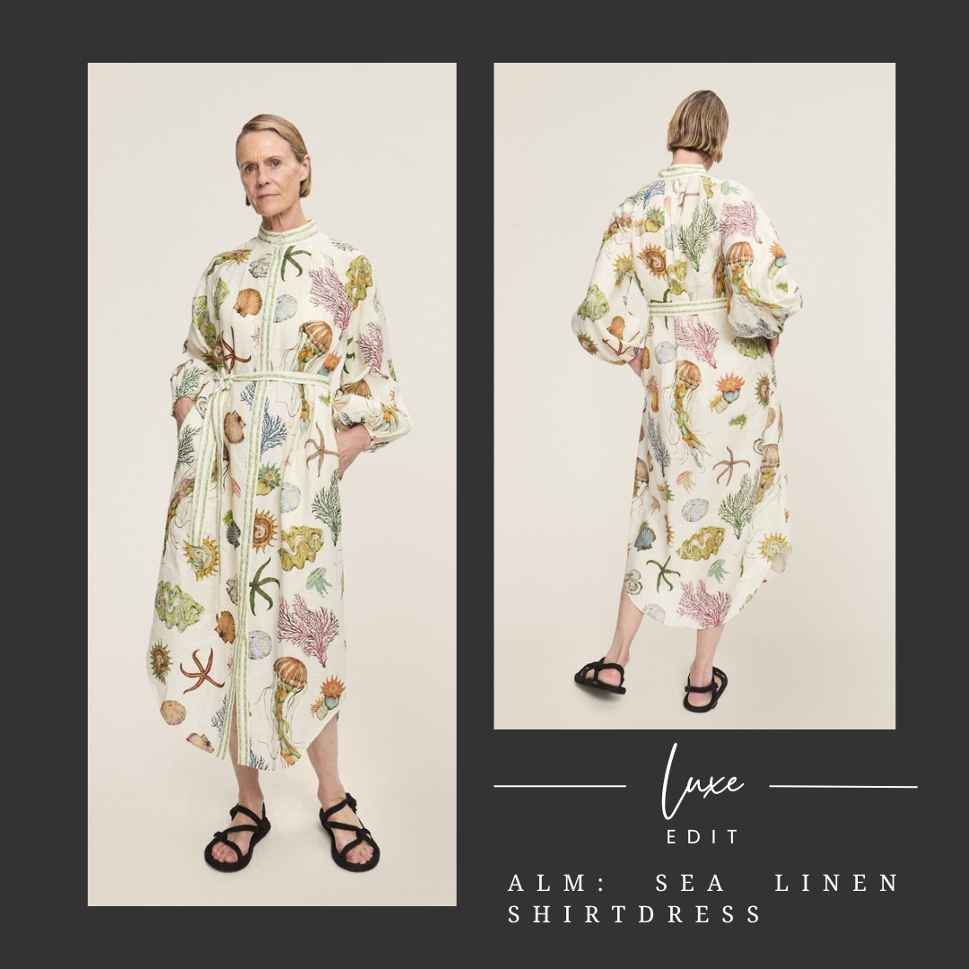 ALM: Sea Linen Shirtdress
