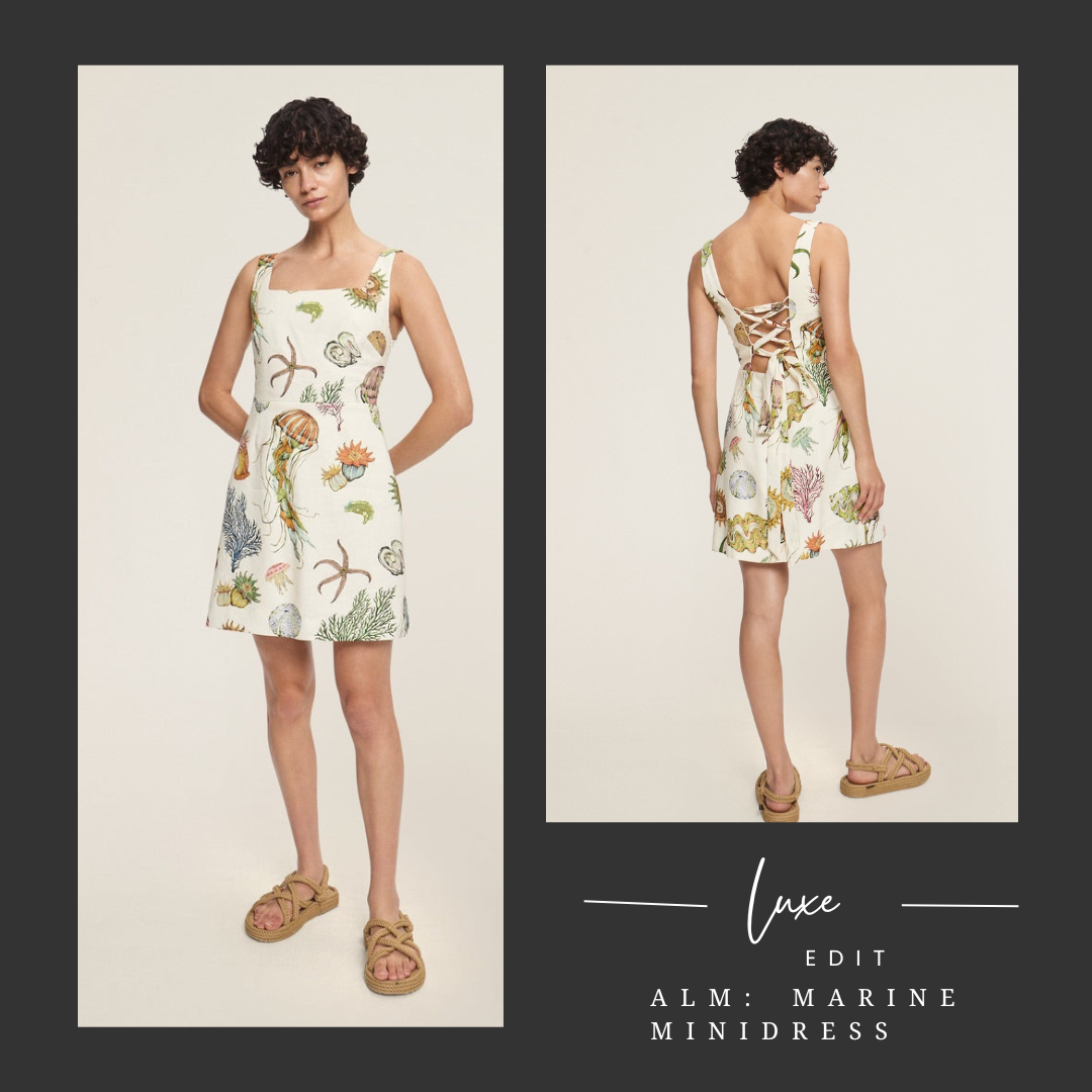 ALM: Sea Linen Minidress