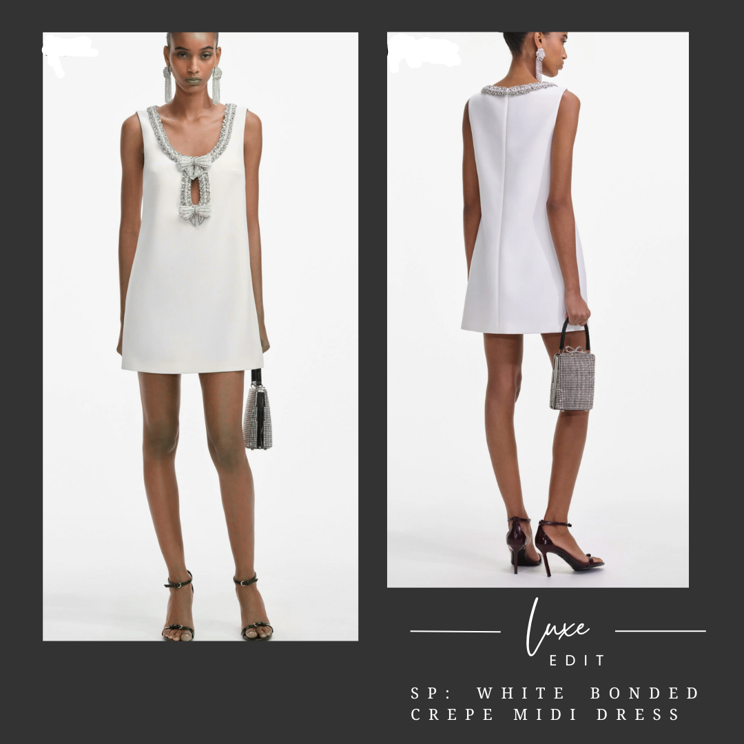 SP: Bonded Crepe Midi dress