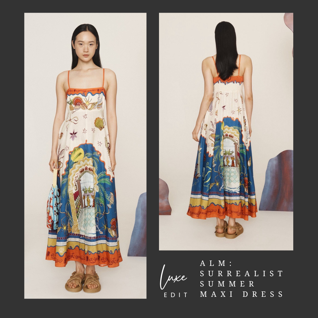 ALM: Surrealist Summer maxi dress