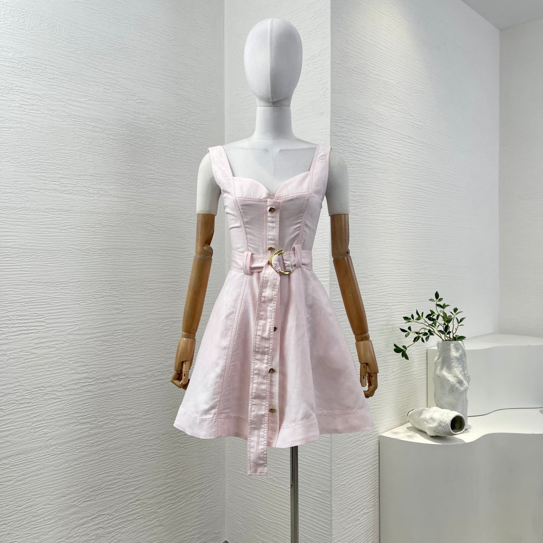 AJ: Clay Belted mini dress