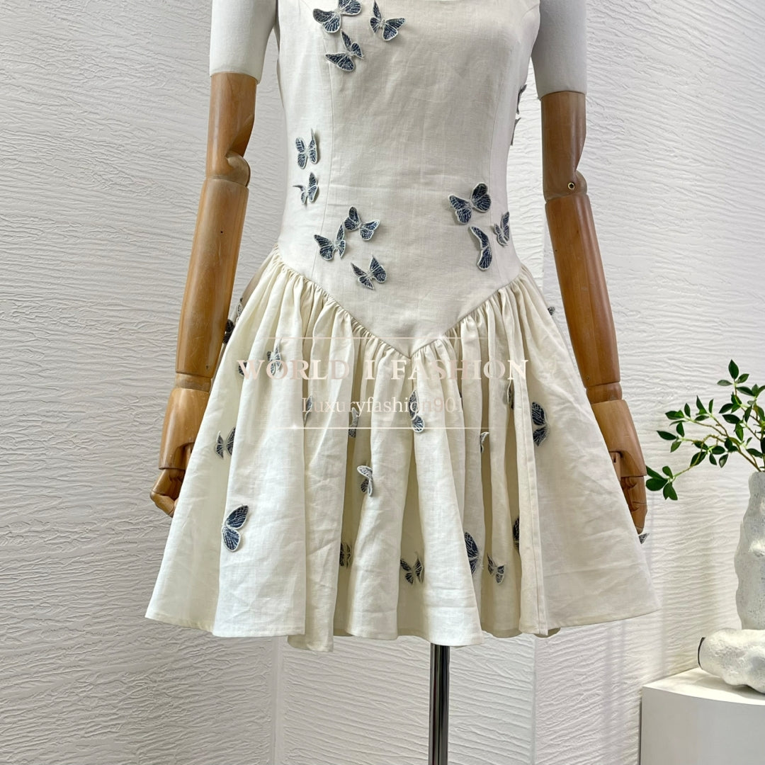 AGUA: Pluma Lymanopoda mini dress