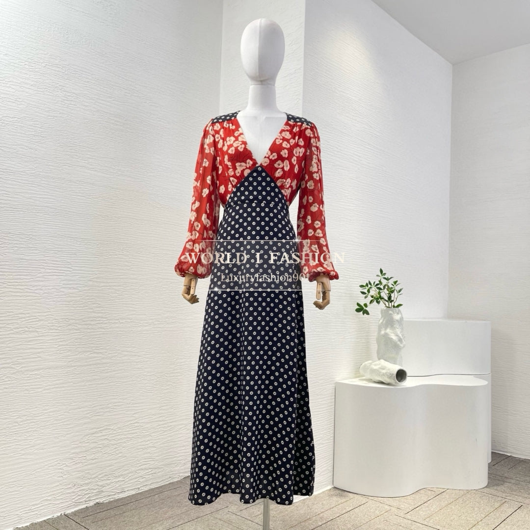 RX: Rixo Kaila Dress (Shibori Black)