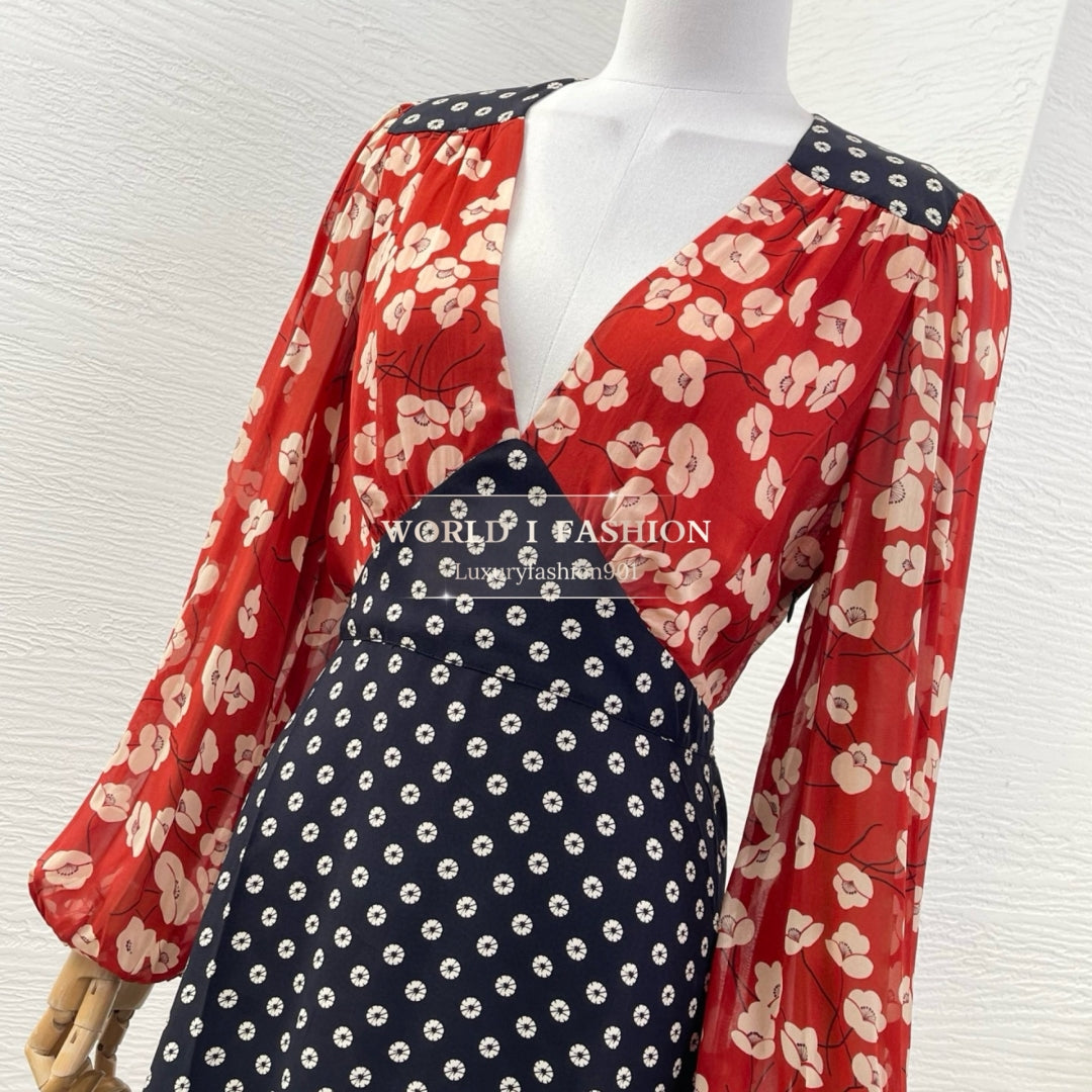 RX: Rixo Kaila Dress (Shibori Black)