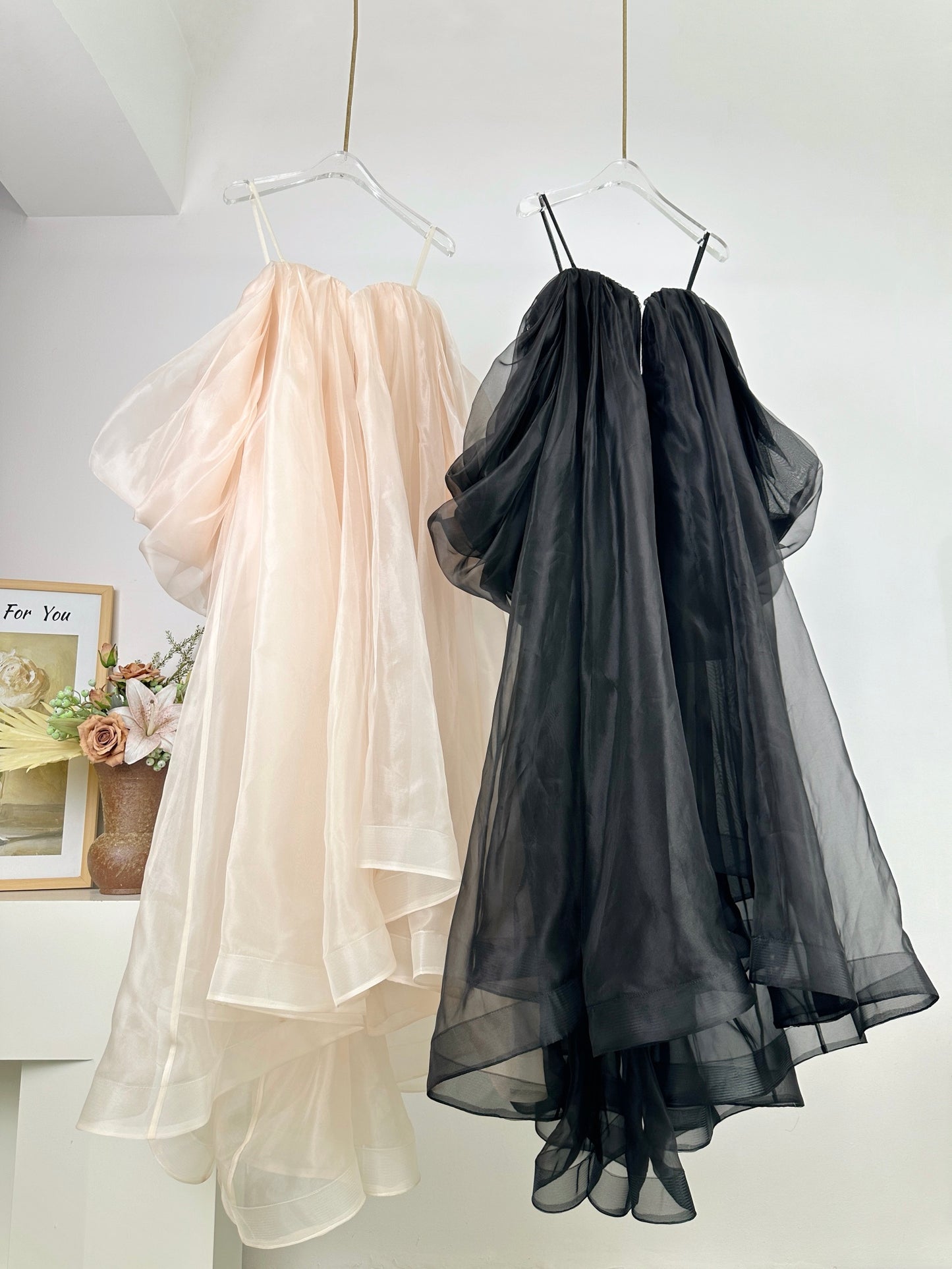 ZM: Crush strapless gathered silk-organza maxi dress