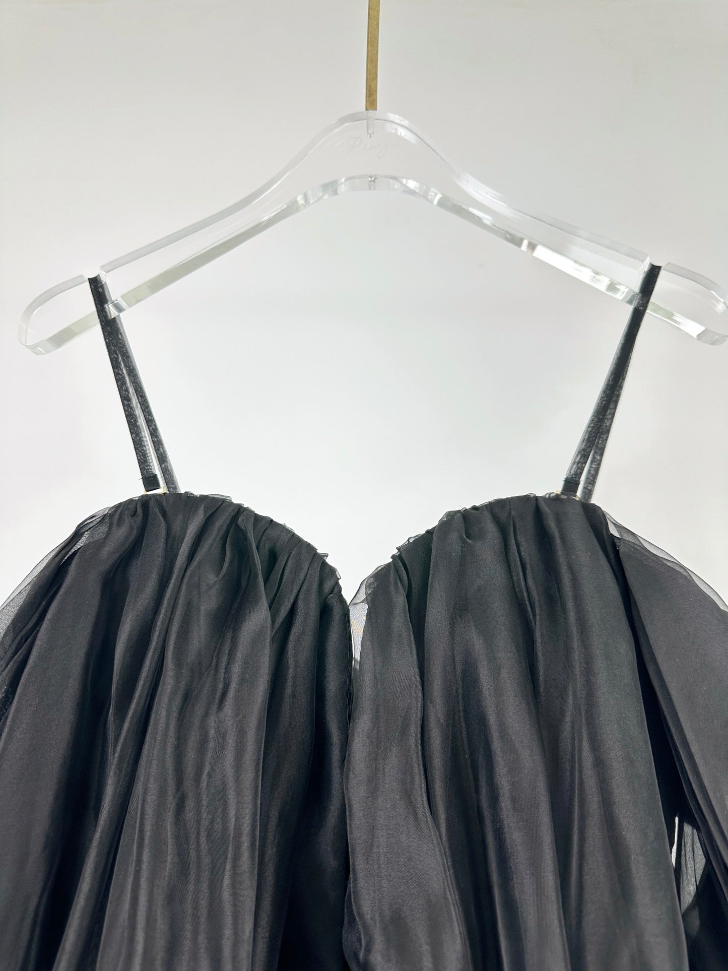 ZM: Crush strapless gathered silk-organza maxi dress