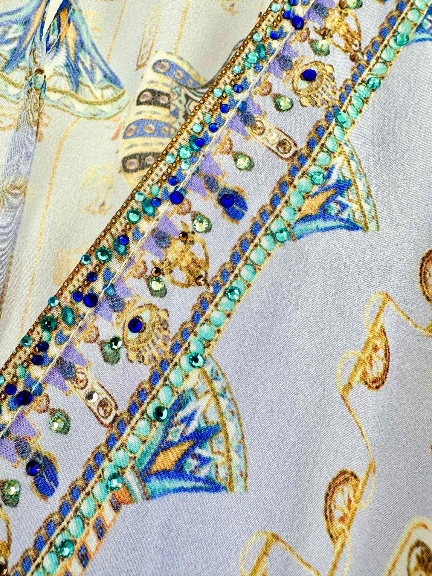 CAM: Under Scarab Skies Short Waisted Dress