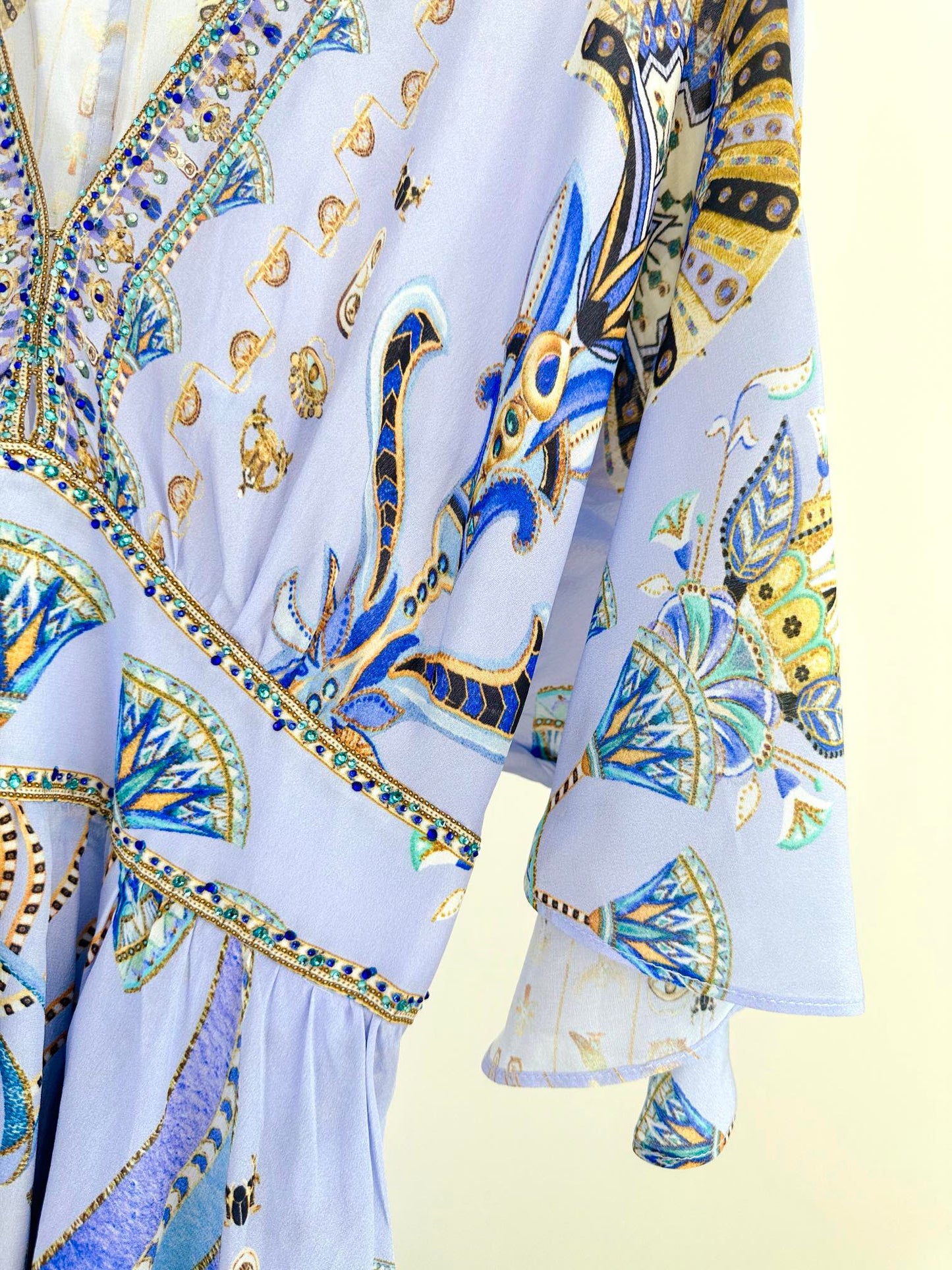 CAM: Under Scarab Skies Short Waisted Dress