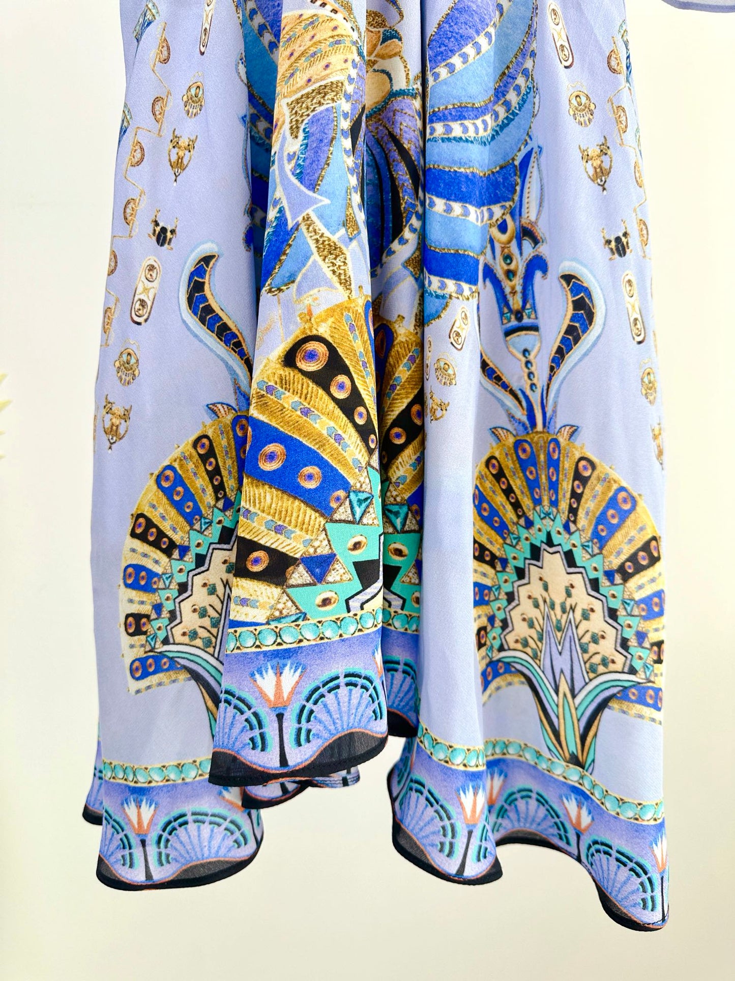 CAM: Under Scarab Skies Short Waisted Dress