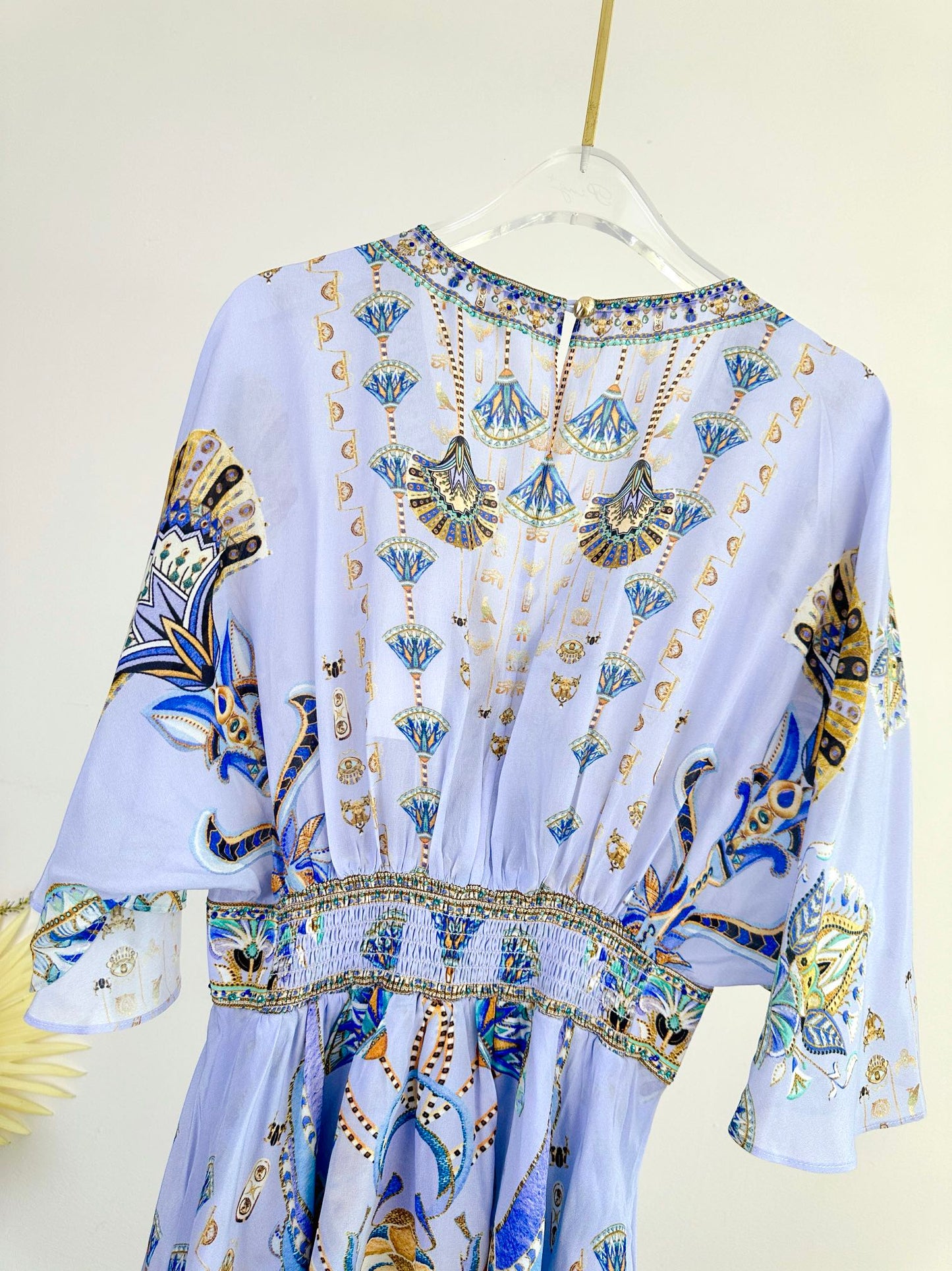 CAM: Under Scarab Skies Short Waisted Dress