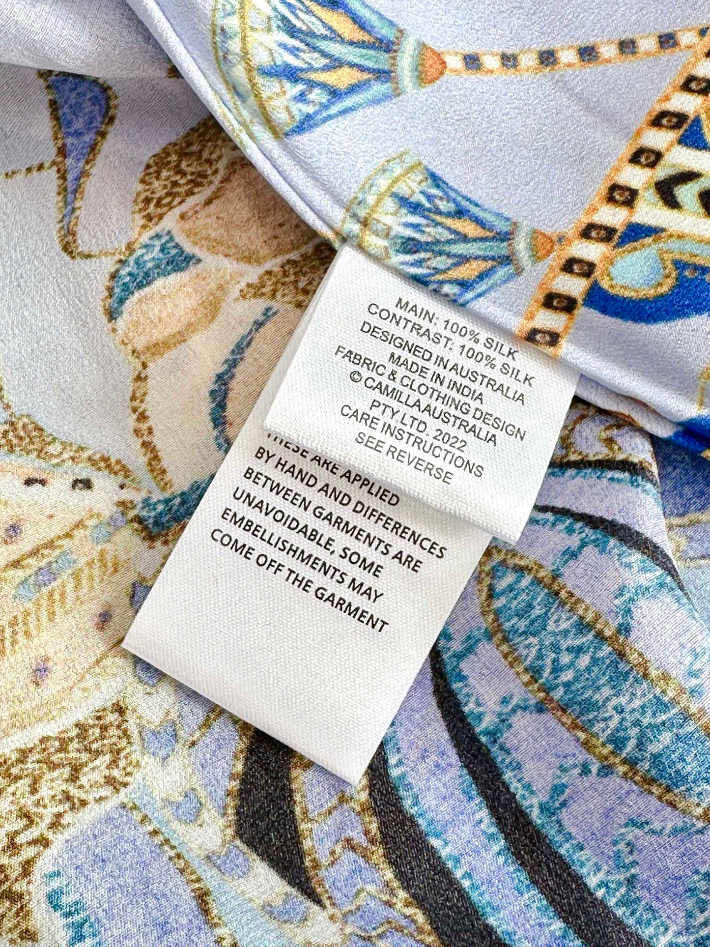 CAM: Under Scarab Skies Short Waisted Dress