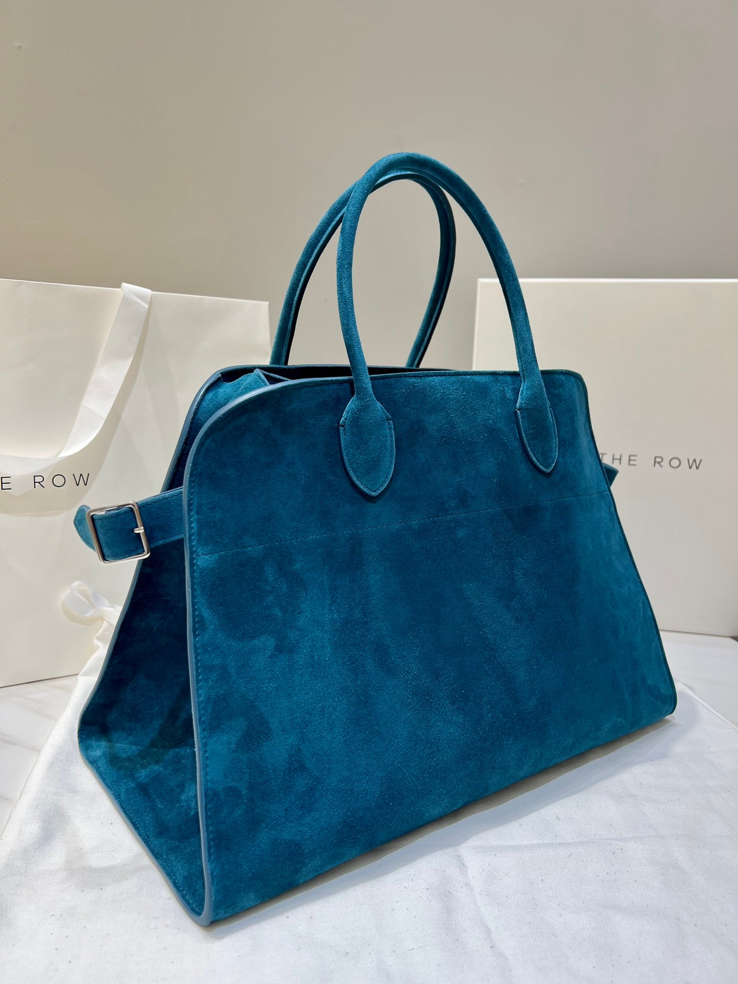 TR: Soft Margaux 15 Bag in Suede