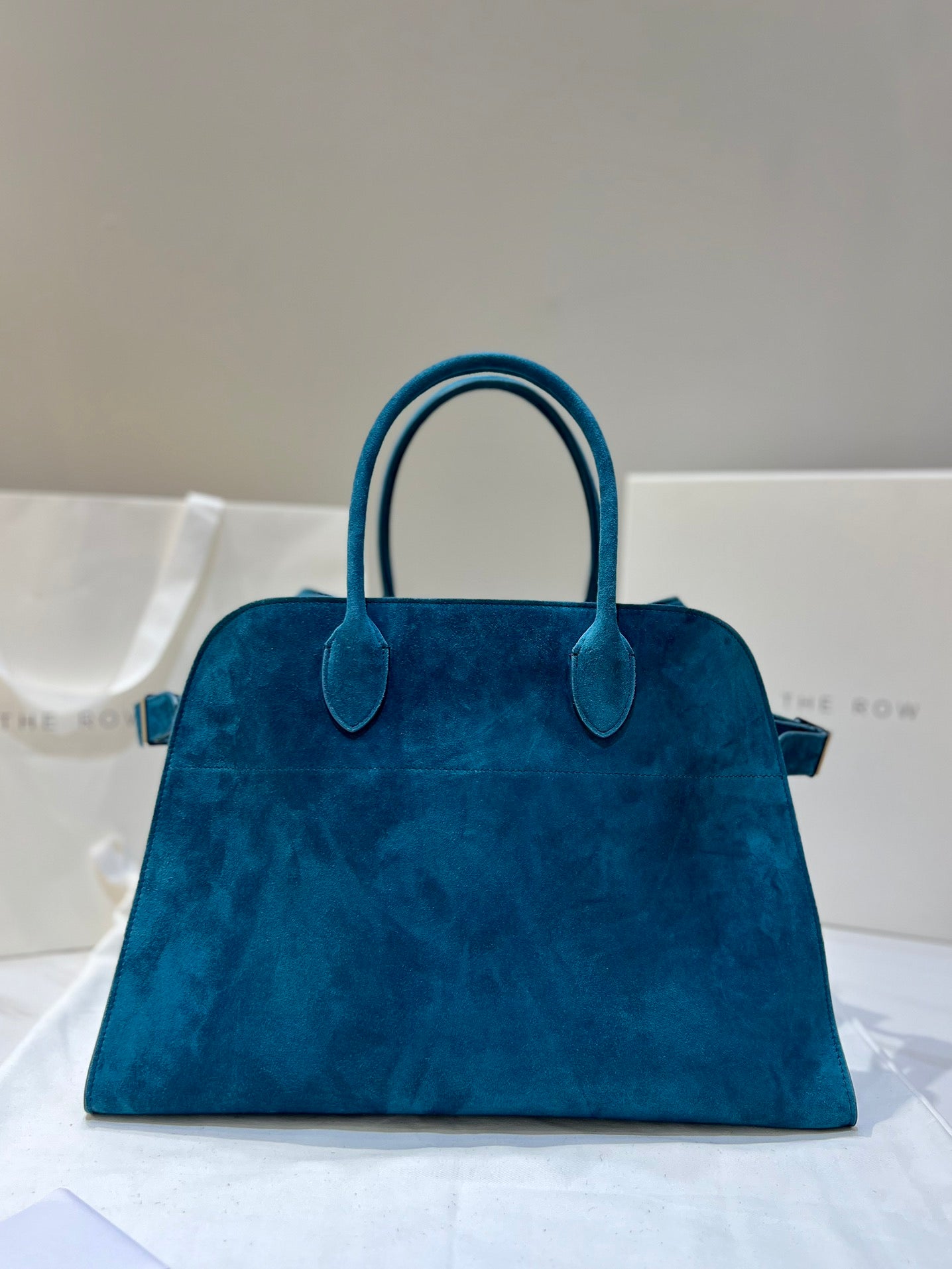 TR: Soft Margaux 15 Bag in Suede