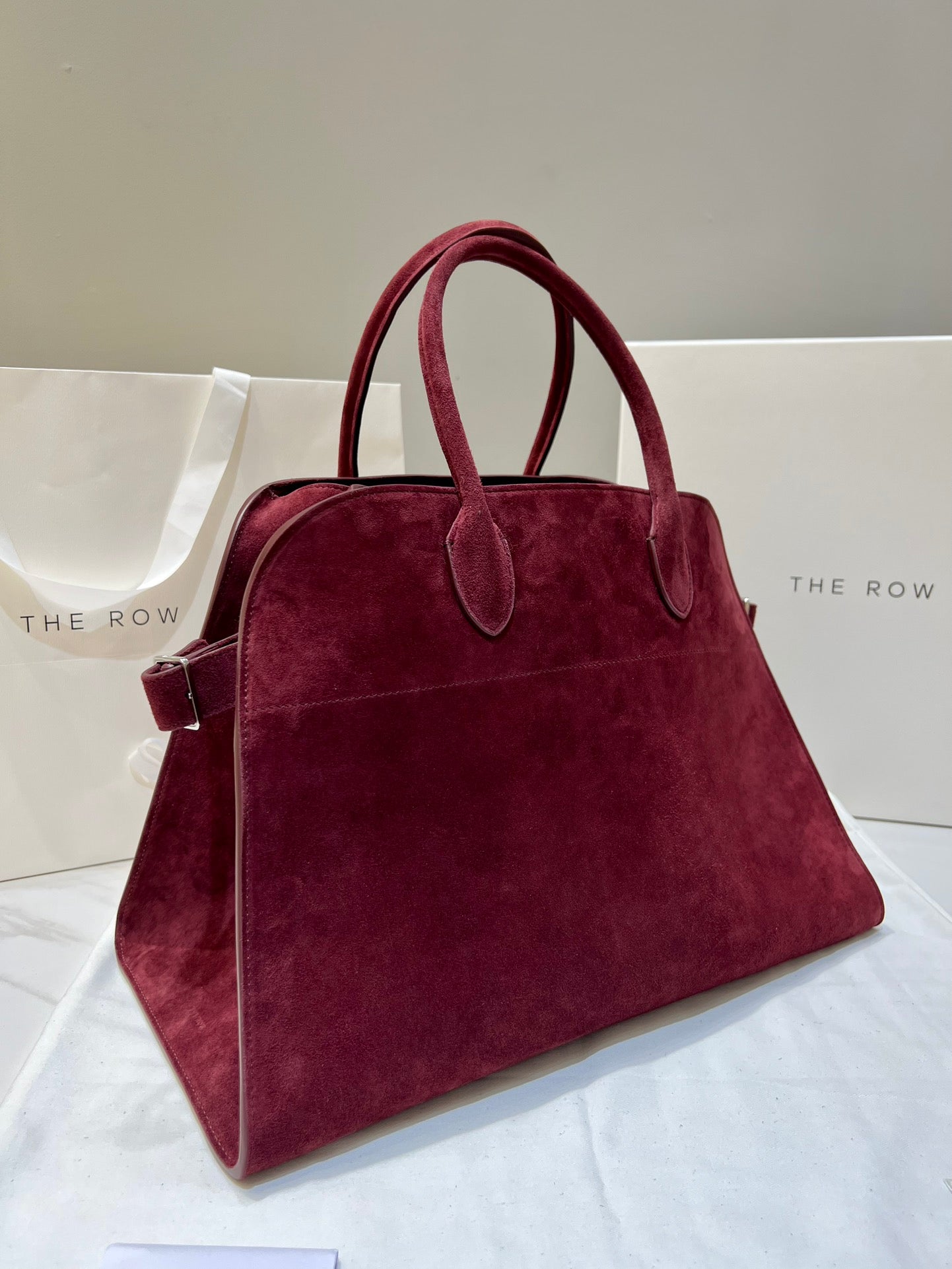 TR: Soft Margaux 15 Bag in Suede