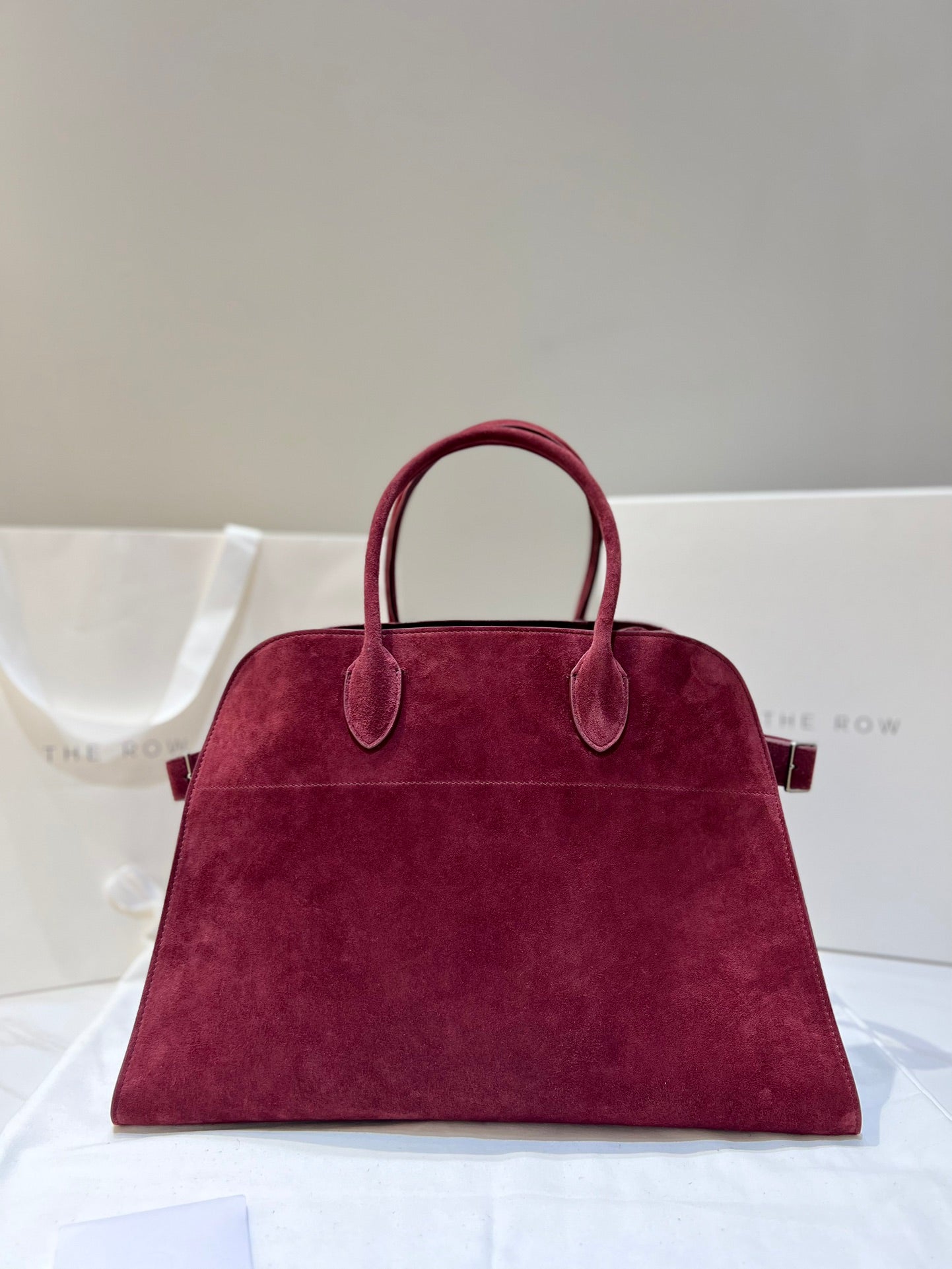 TR: Soft Margaux 15 Bag in Suede