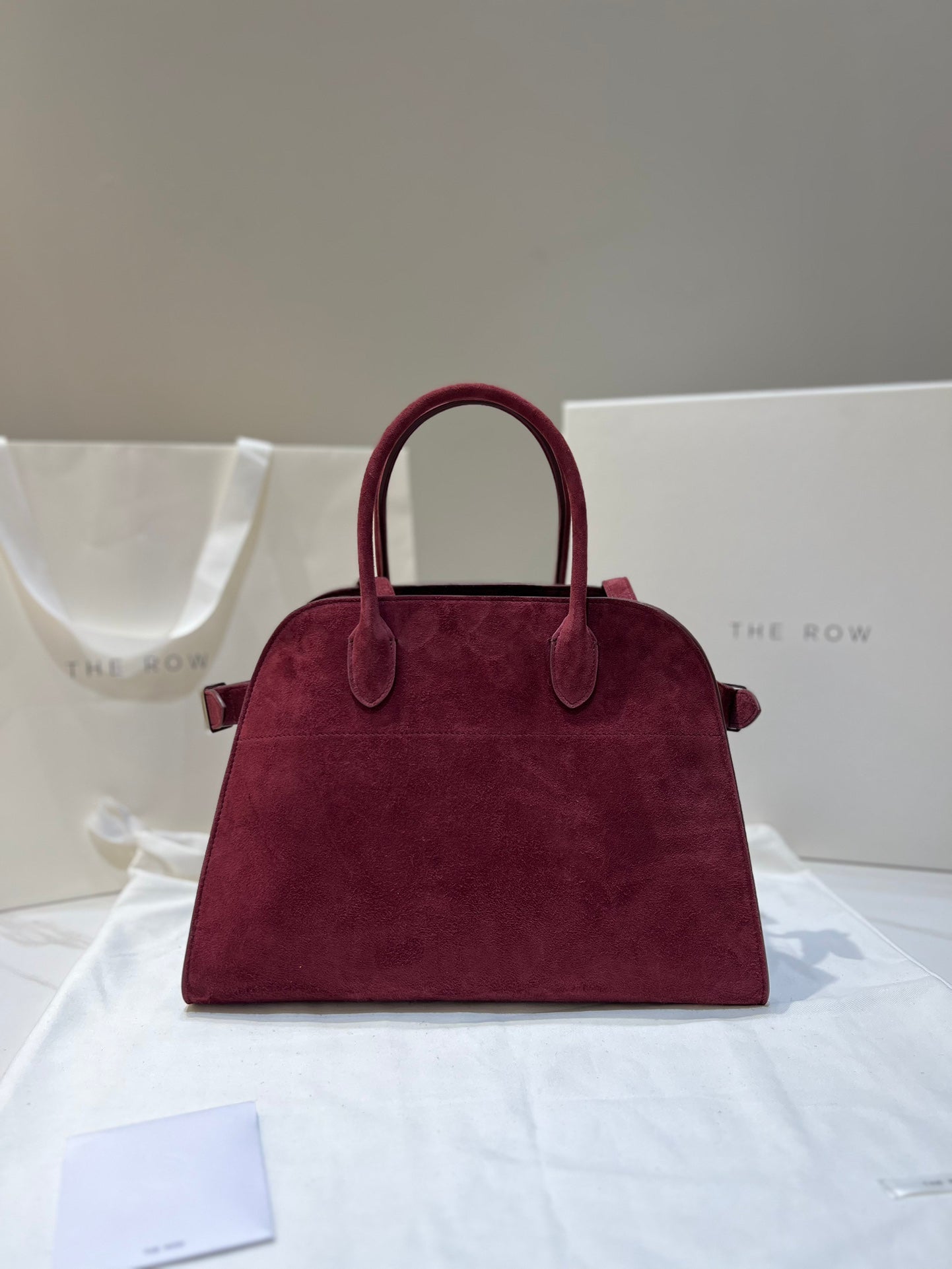 TR: Soft Margaux 12 Bag in Suede