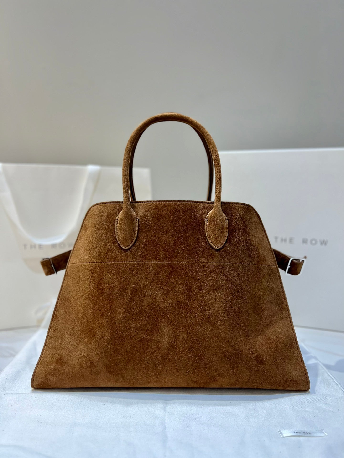 TR: Soft Margaux 15 Bag in Suede