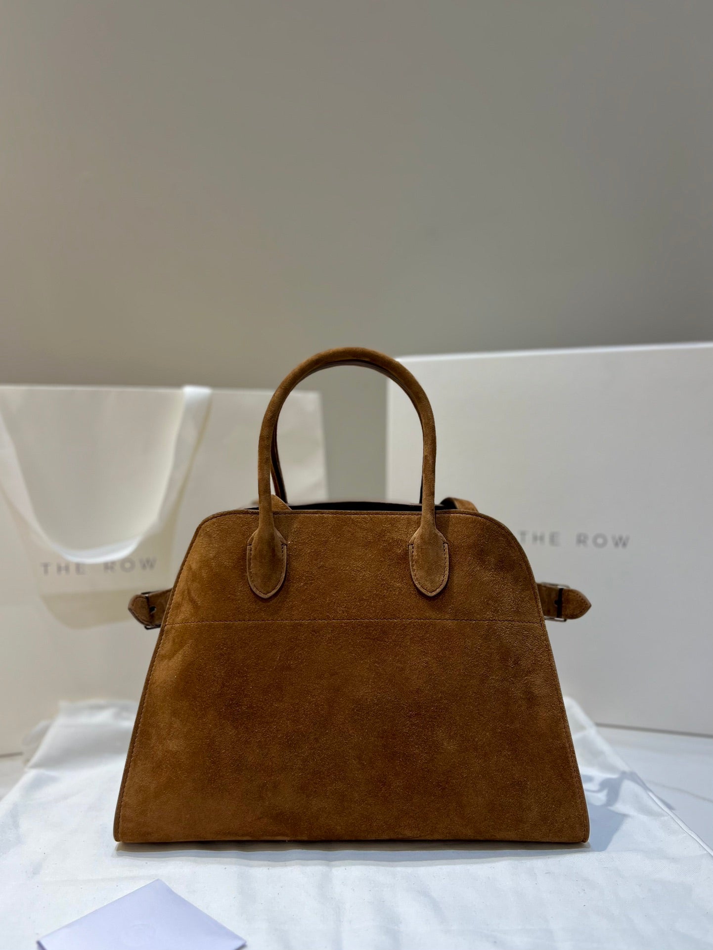 TR: Soft Margaux 12 Bag in Suede