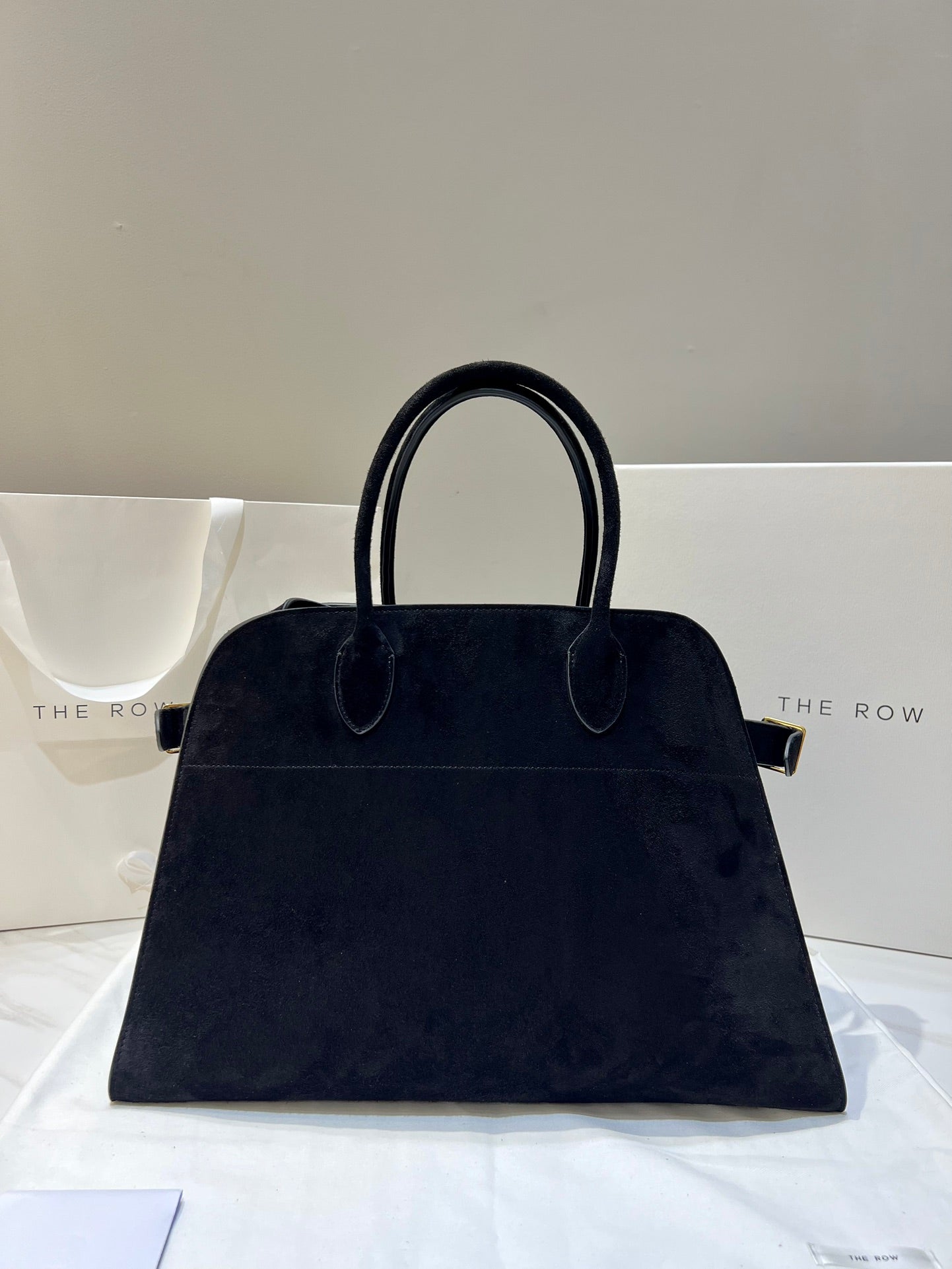 TR: Soft Margaux 15 Bag in Suede