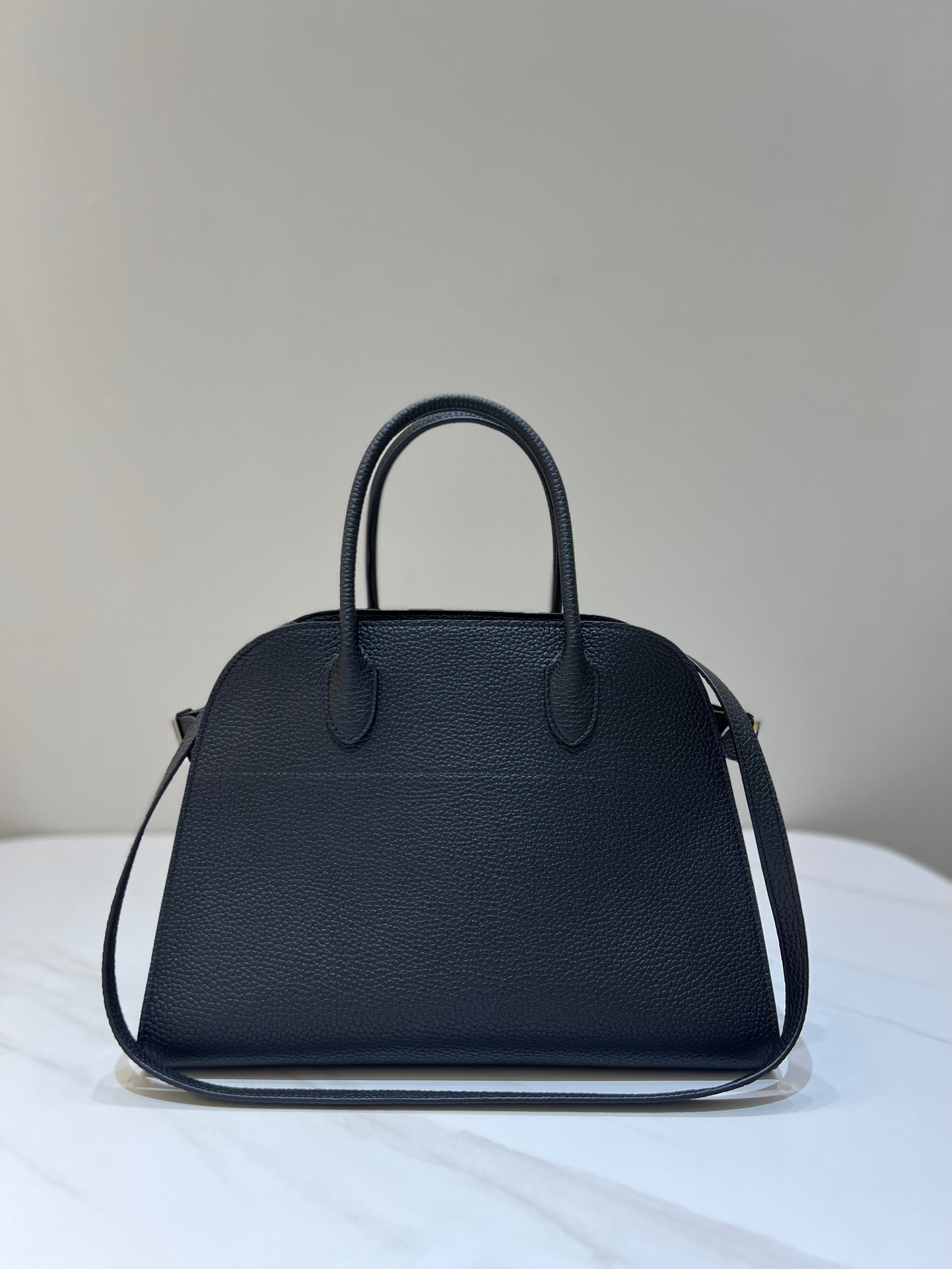 TR: Soft Margaux 12 Bag in Pebbled Leather