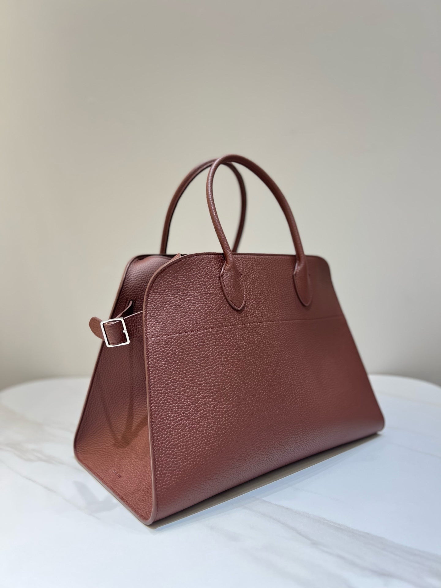 TR: Soft Margaux 15 Bag in Pebbled Leather