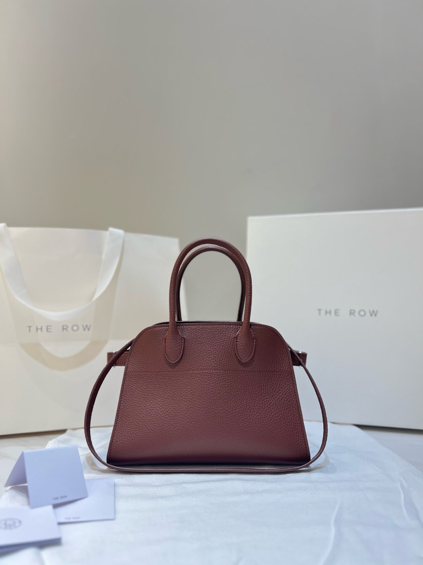 TR: Soft Margaux 10 Bag in Pebbled Leather