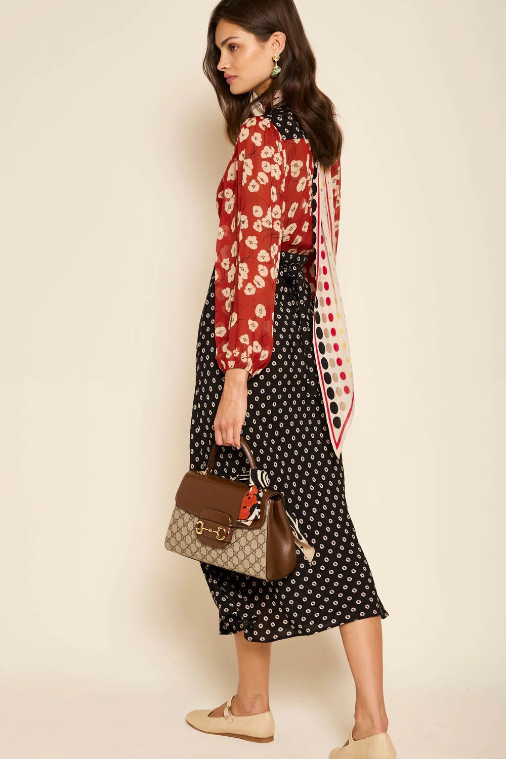 RX: Rixo Kaila Dress (Shibori Black)