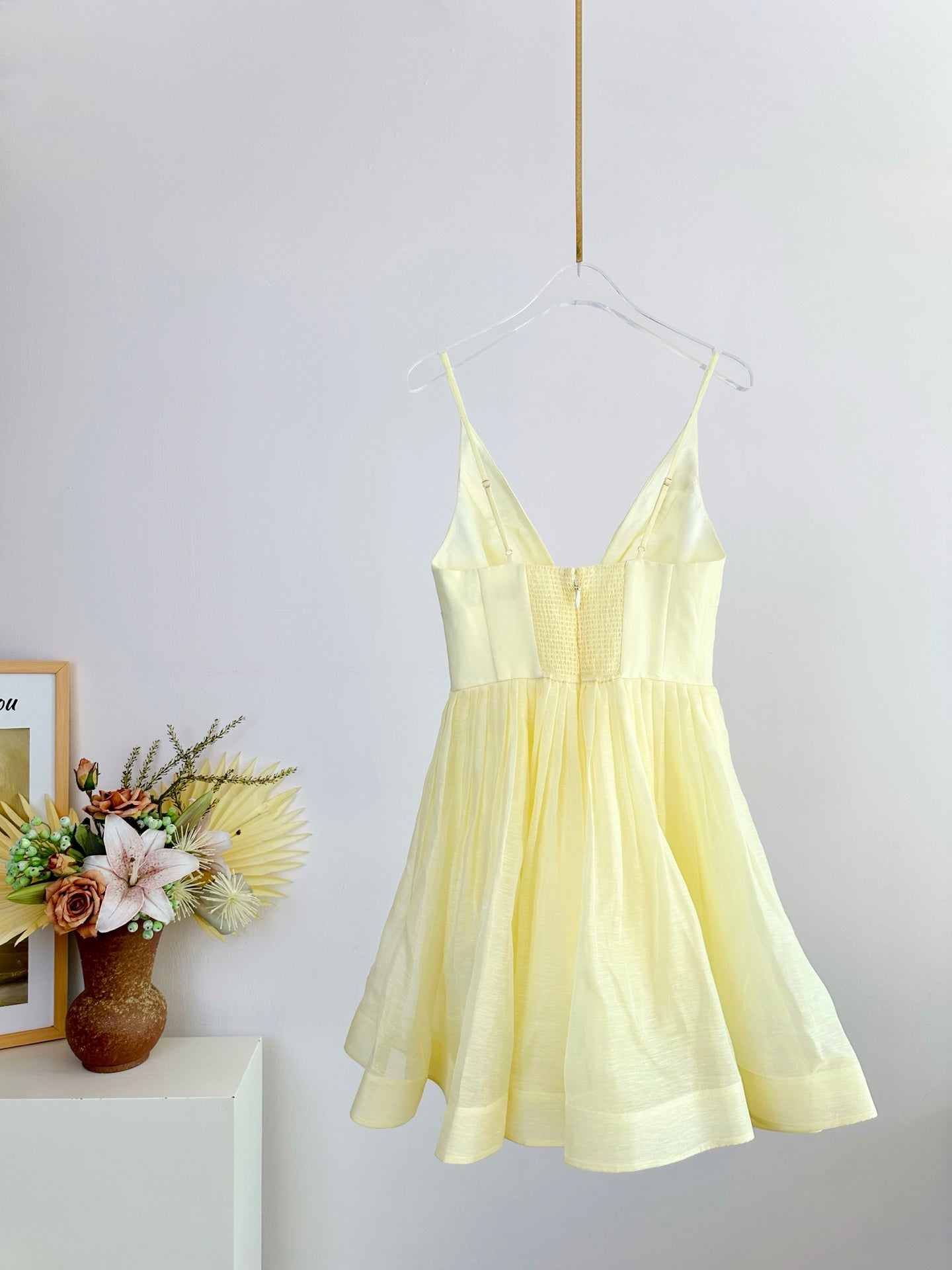 ZM: Illuminate V neck mini dress