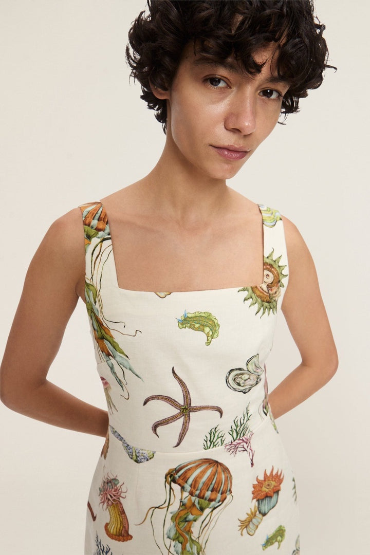 ALM: Sea Linen Minidress