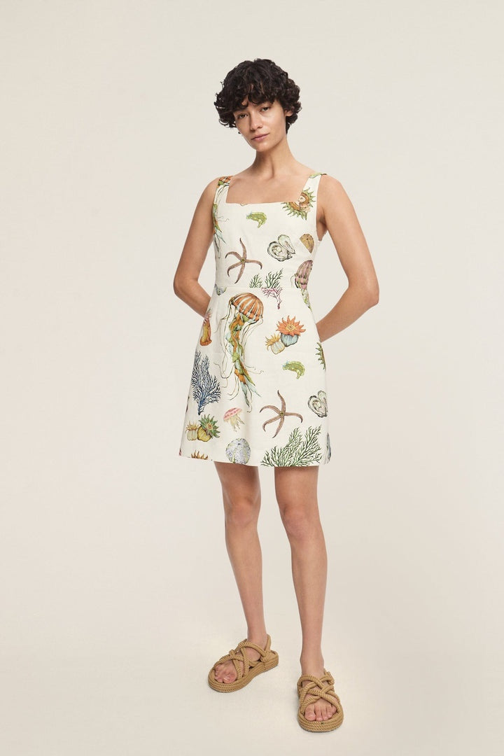 ALM: Sea Linen Minidress