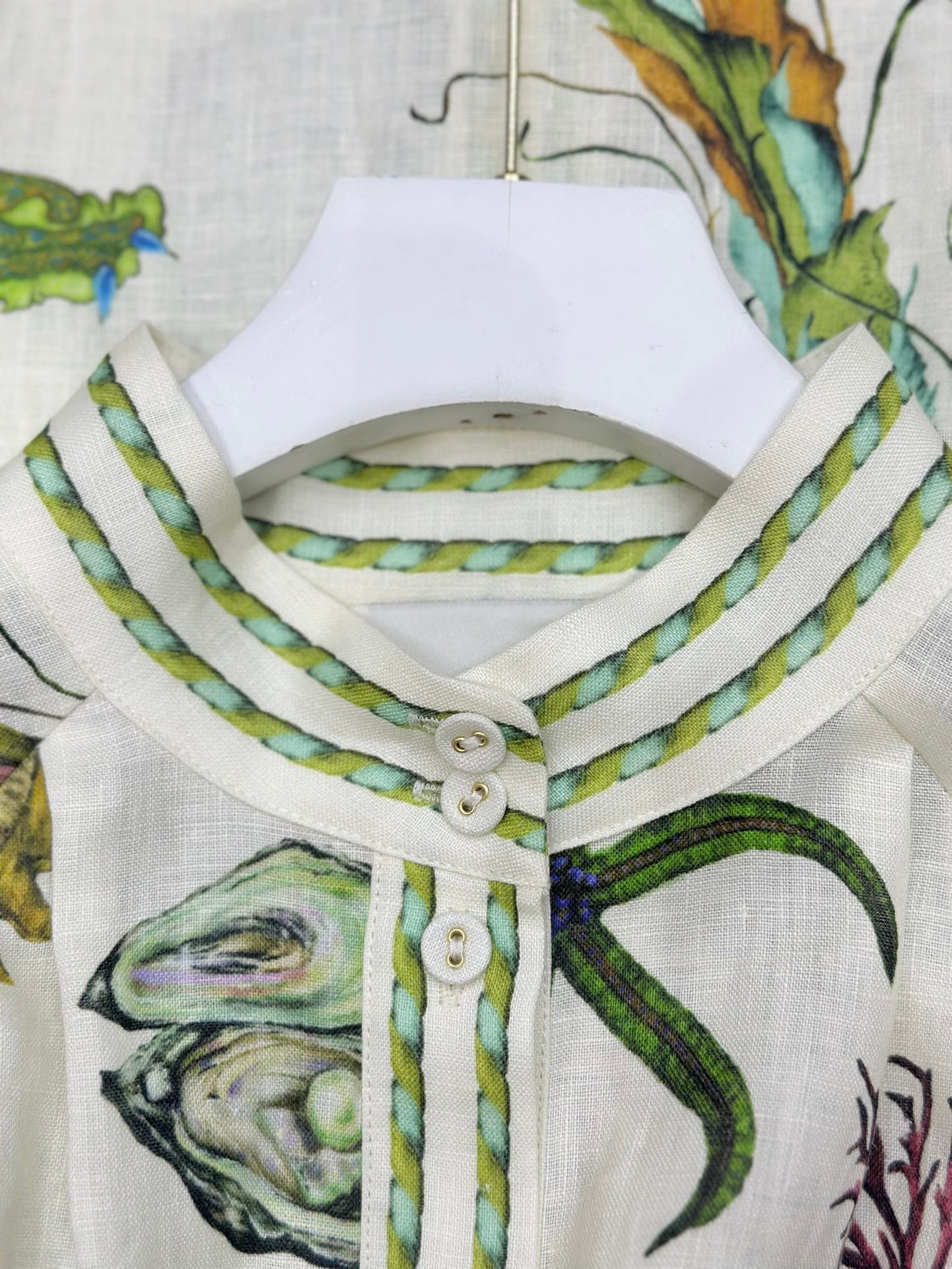 ALM: Sea Linen Shirtdress