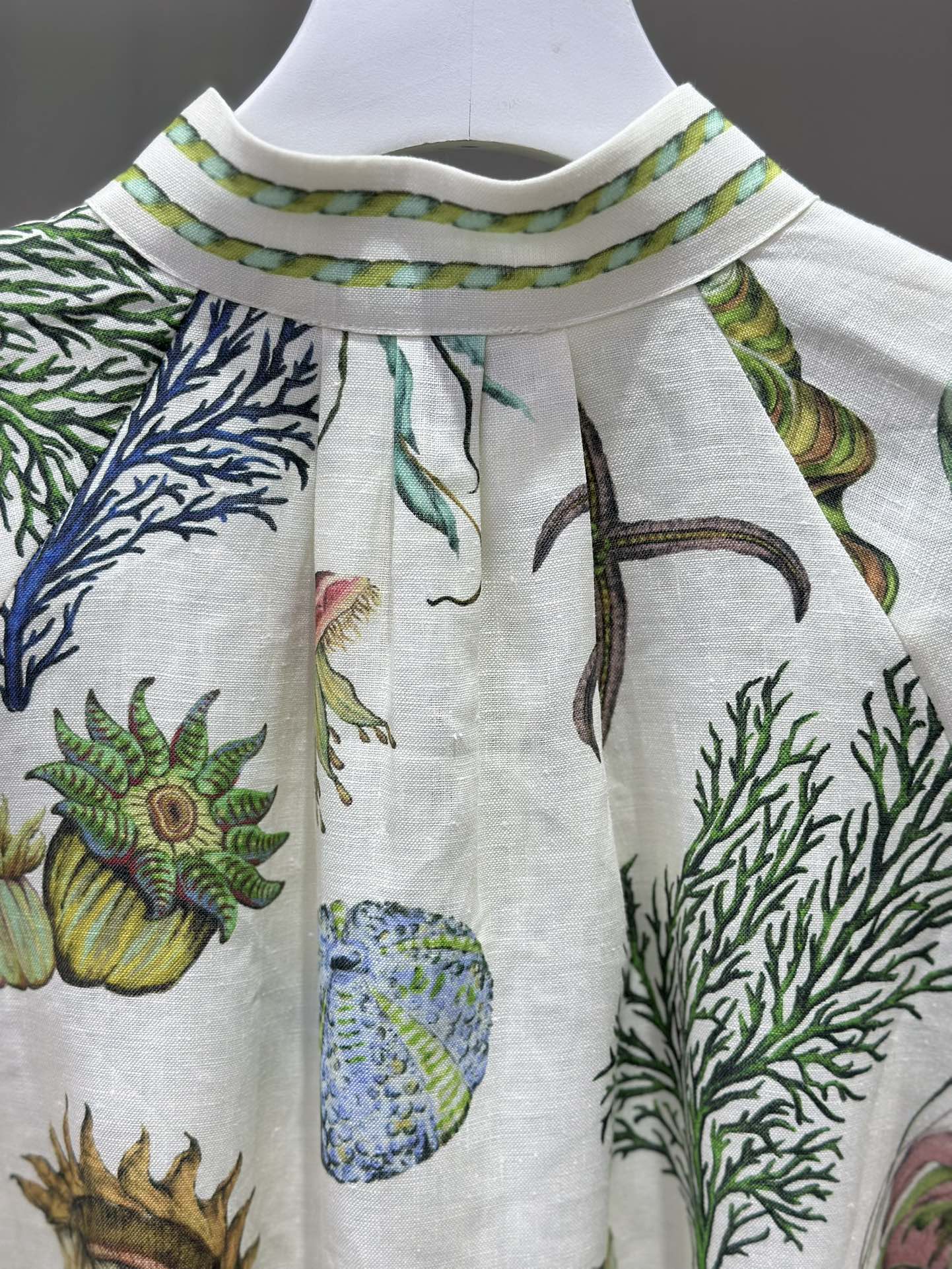 ALM: Sea Linen Shirtdress