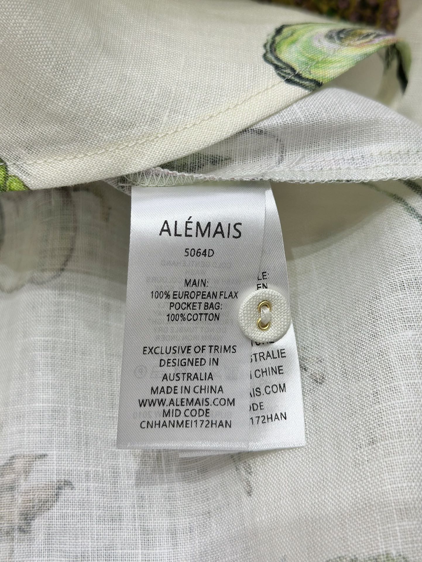 ALM: Sea Linen Shirtdress