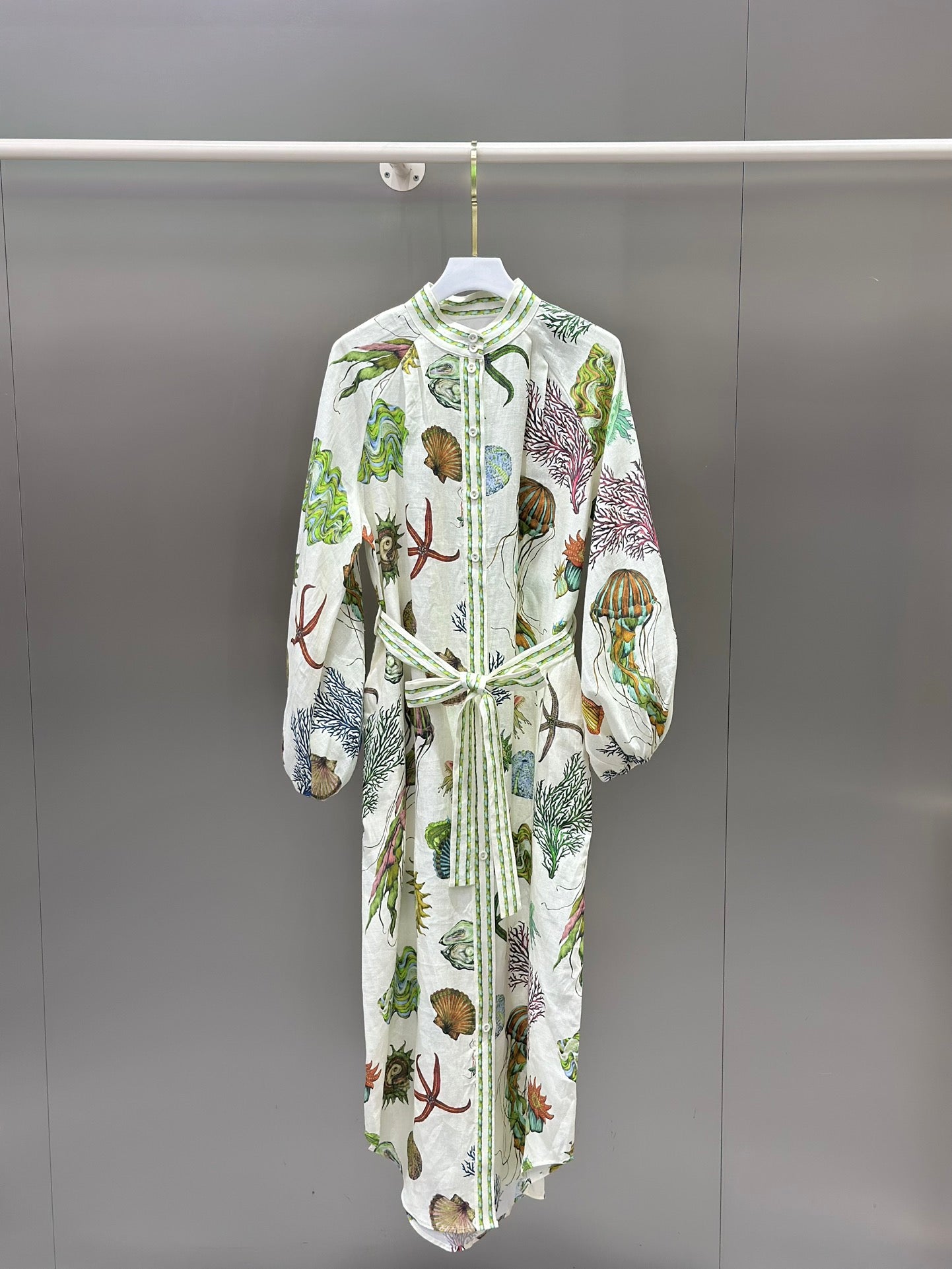 ALM: Sea Linen Shirtdress