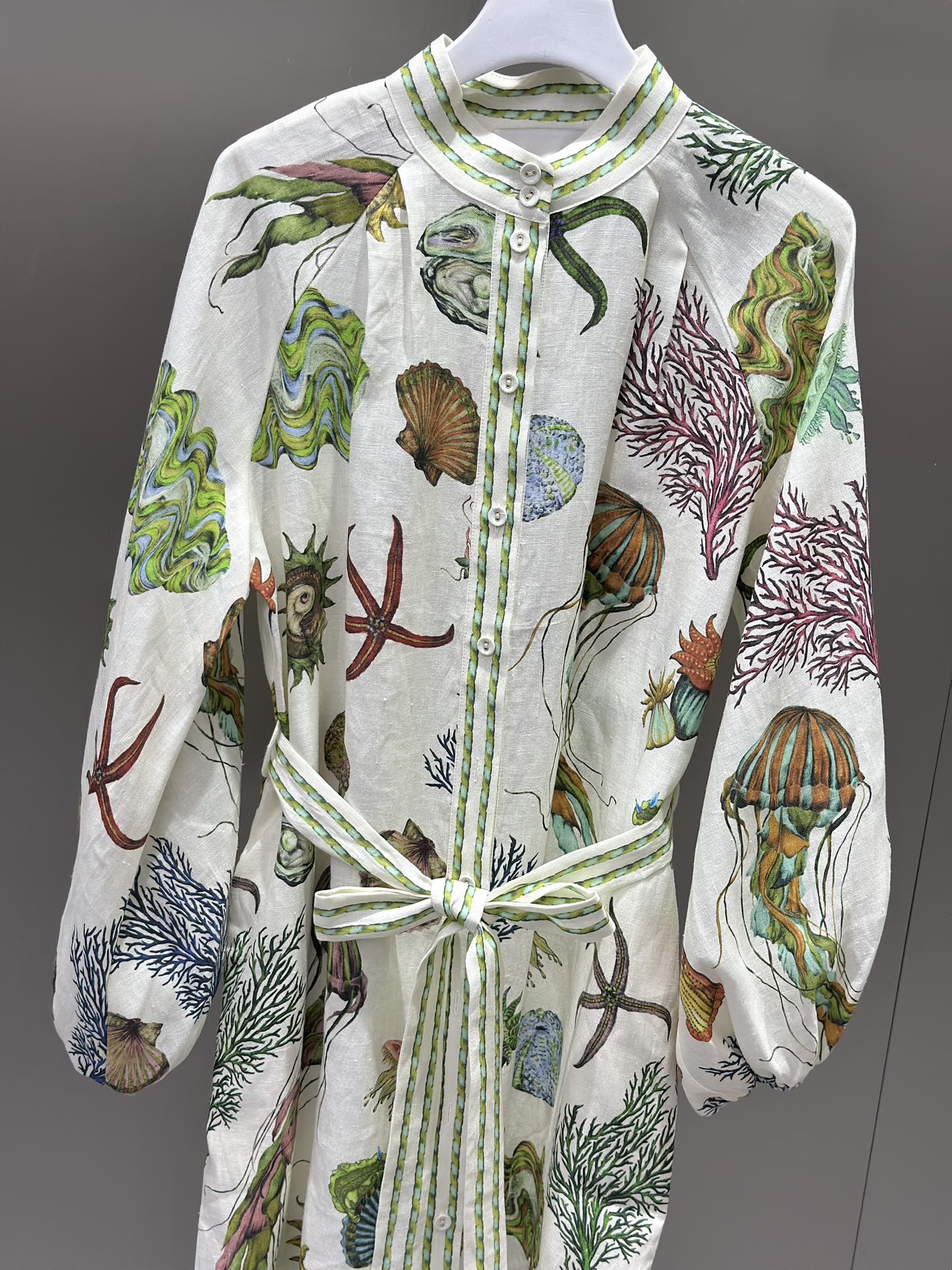 ALM: Sea Linen Shirtdress