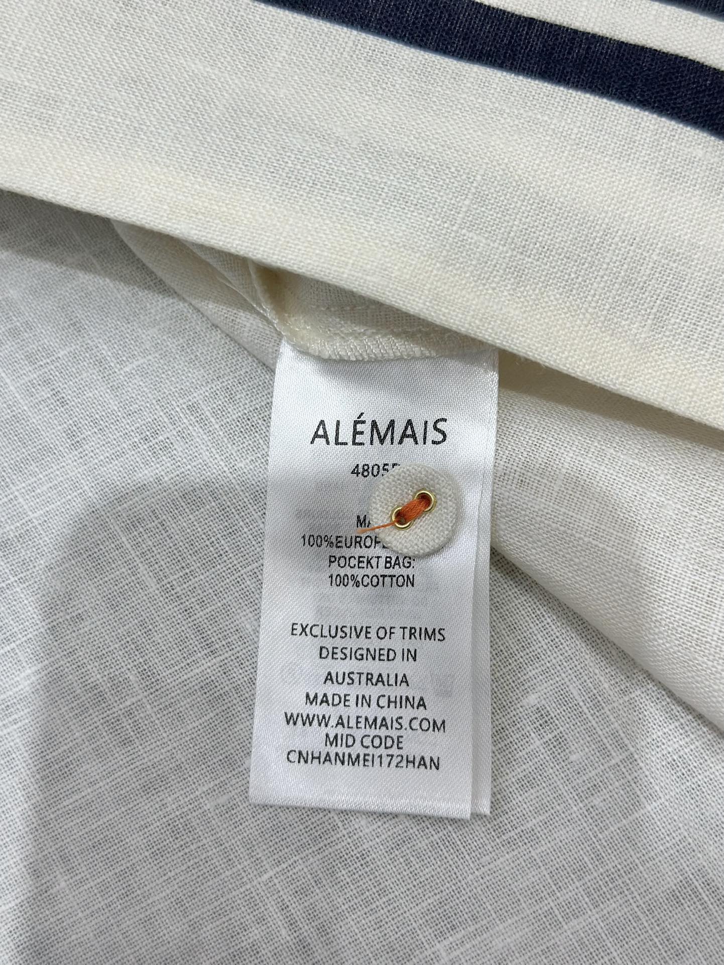 ALM: Marine Shirtdress