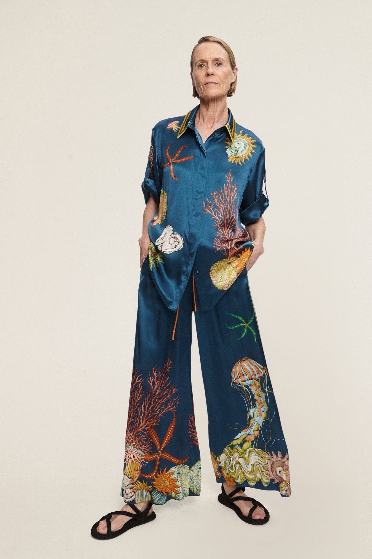 ALM: Dorian Silk Top/Pants