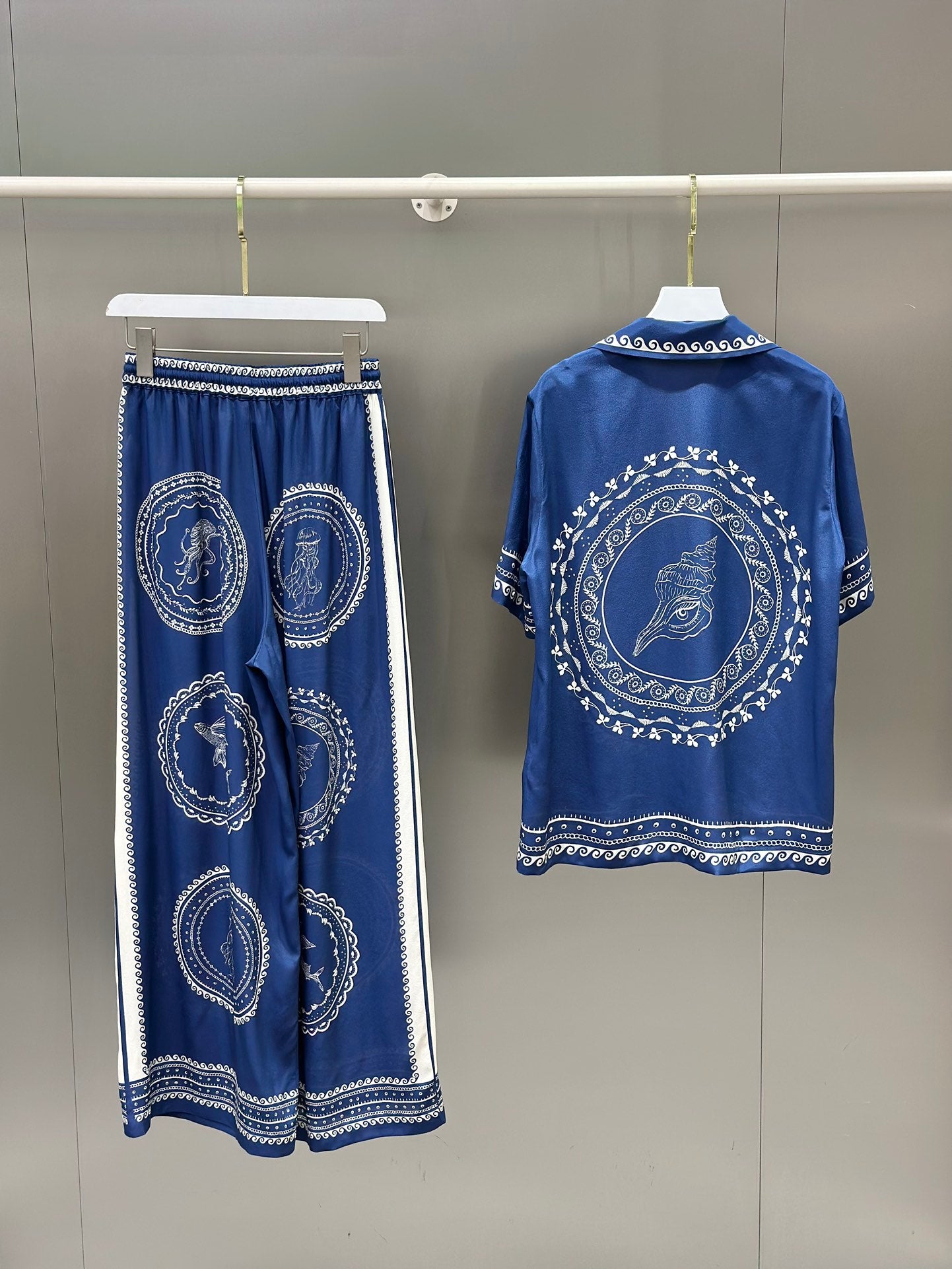 ALM: Oceane Silk Shirt/pants